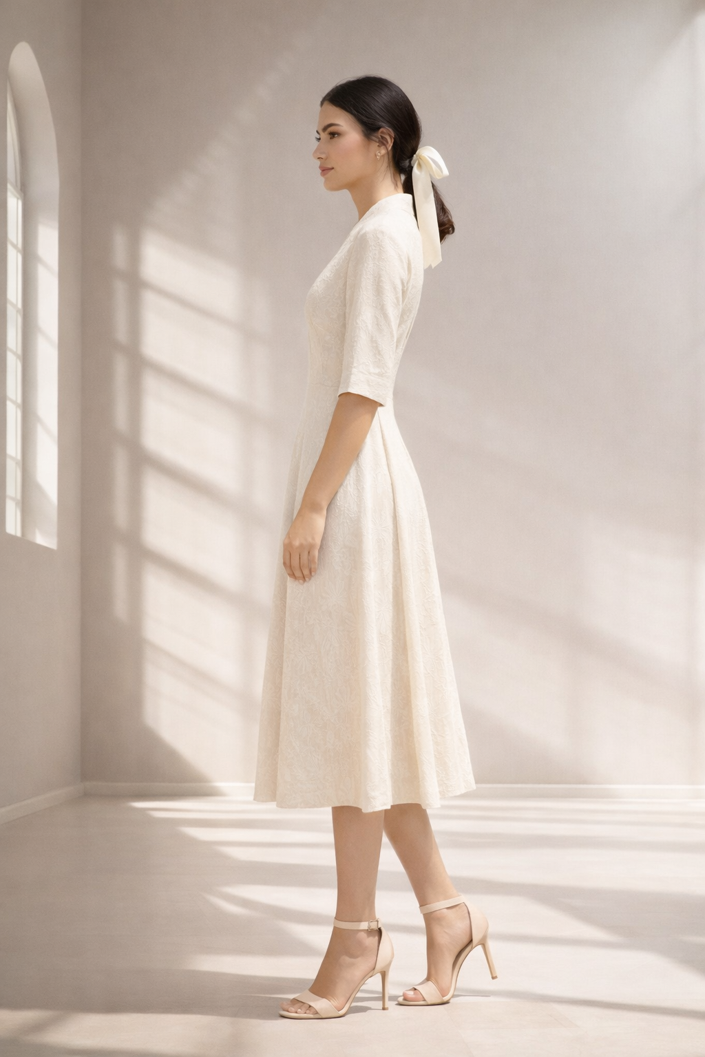 Ivory Heirloom Lace Dress