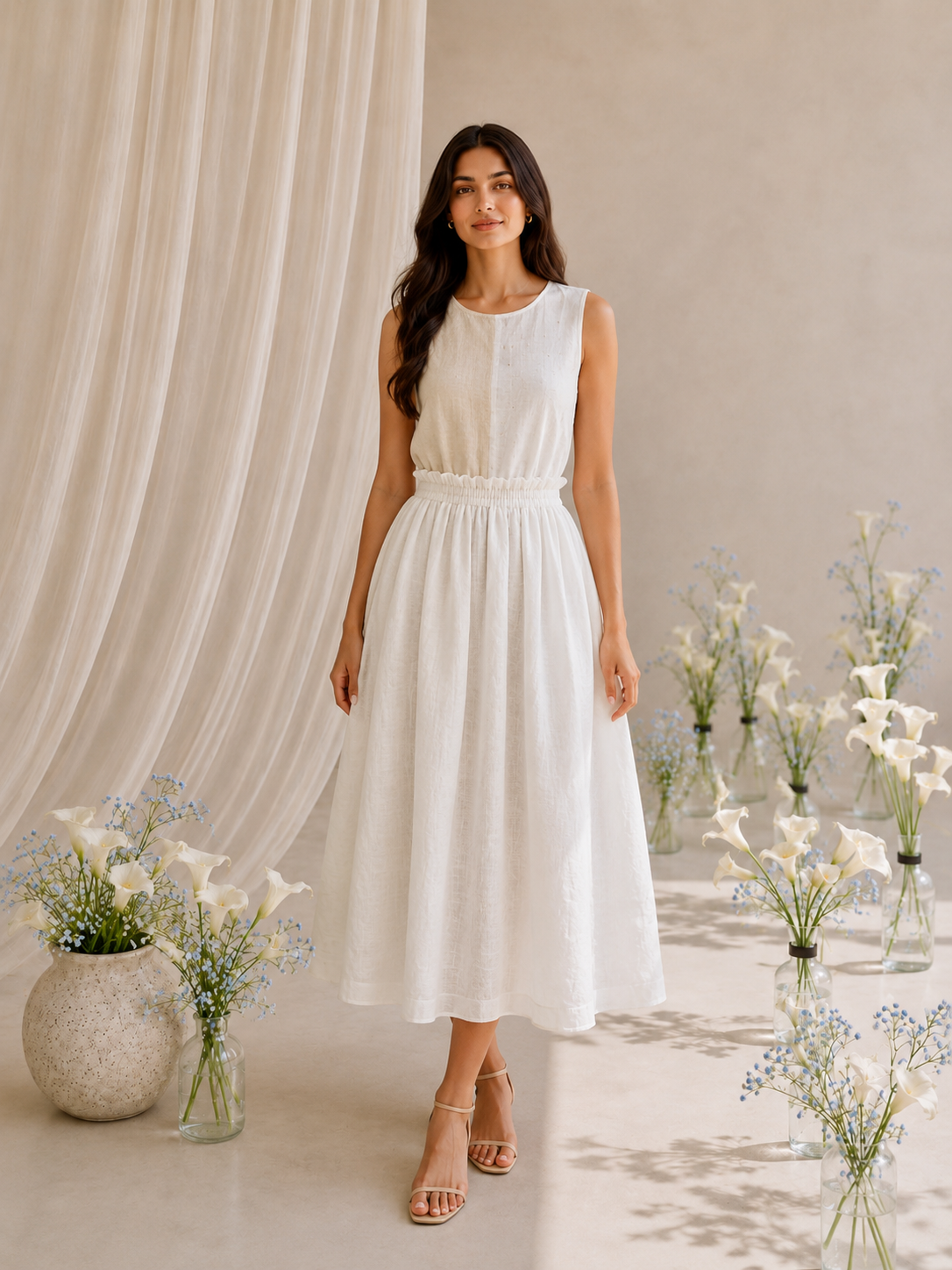 Lumière Linen Dress