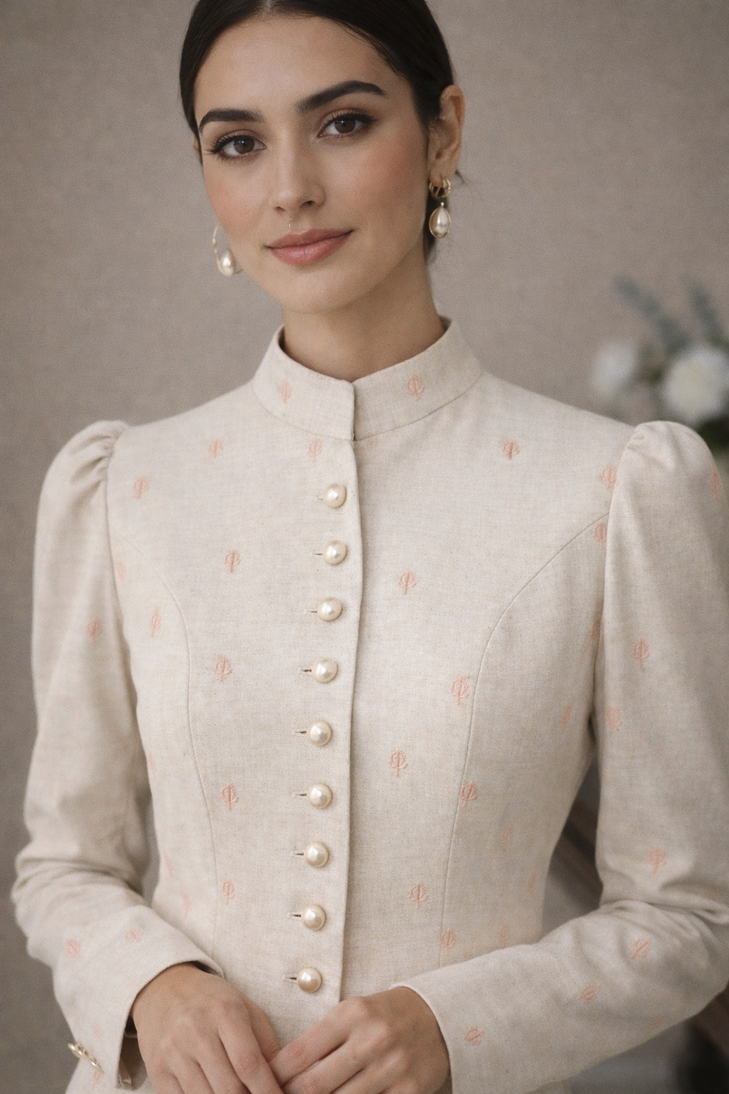 Petaline Linen Jacket