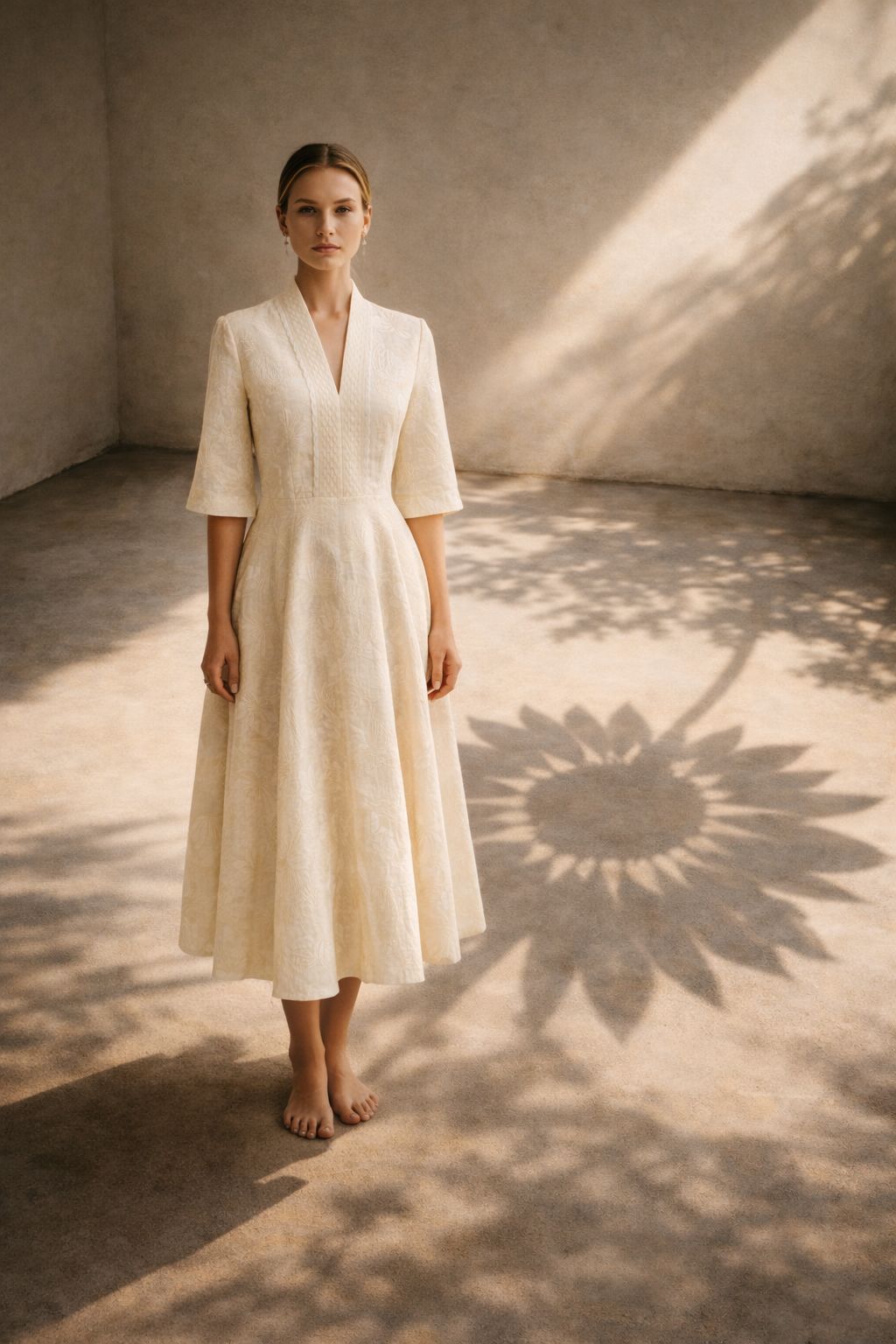 Heirloom Lace Linen Dress