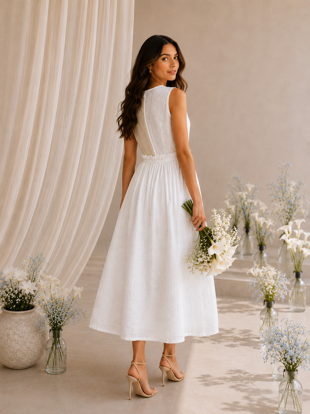 Lumière Linen Dress
