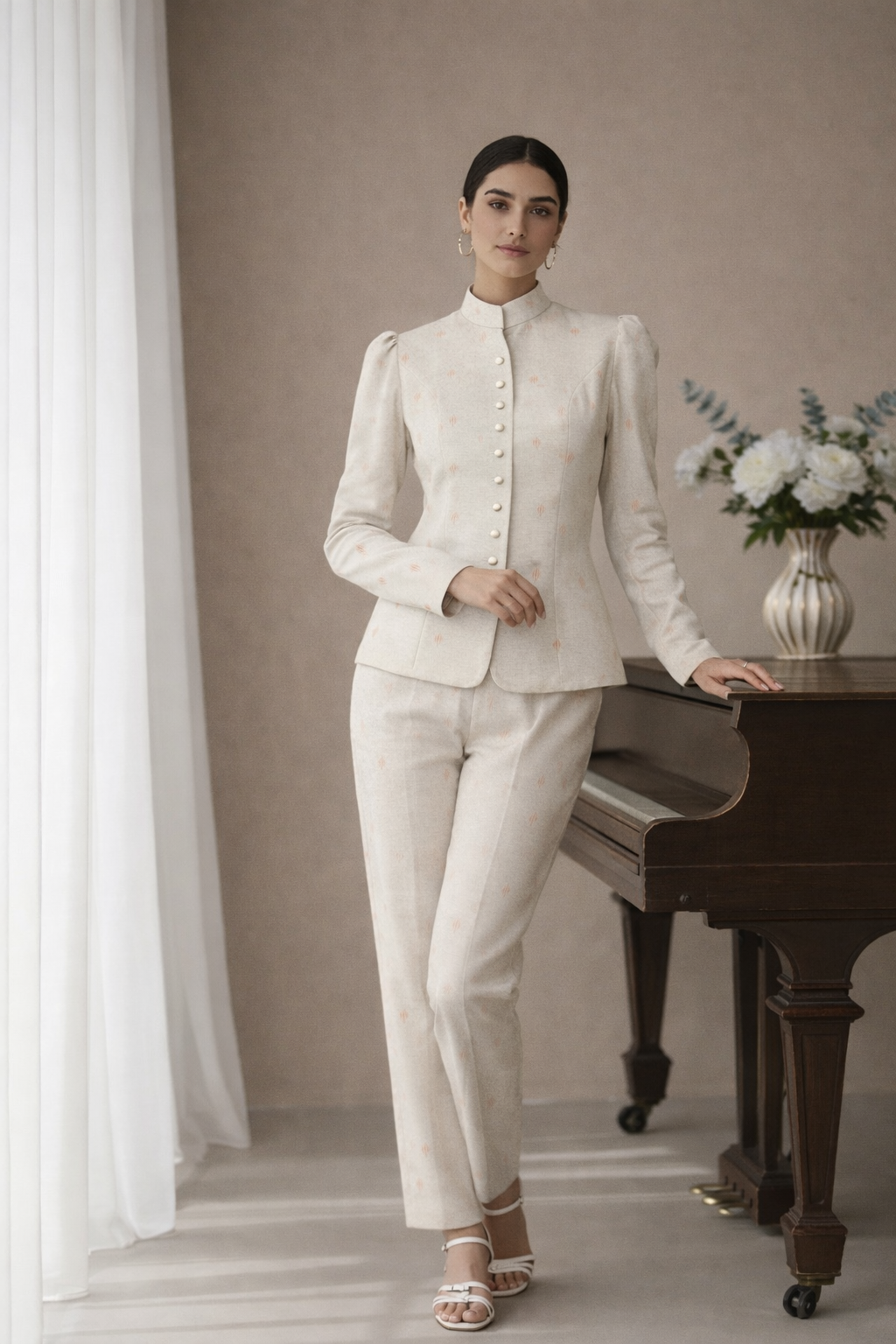 Petaline Linen Jacket
