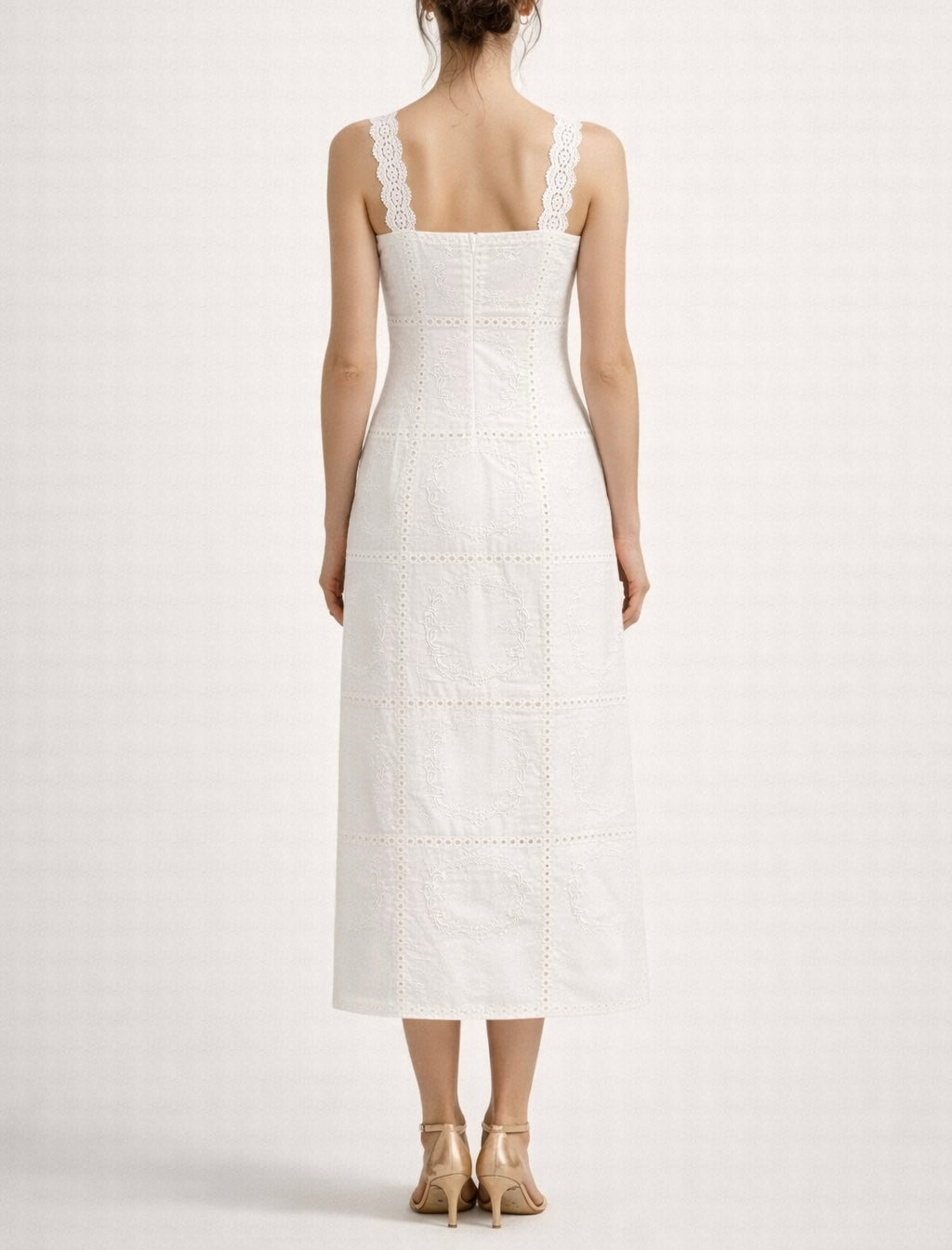 Ethereal Lace Strap Dress