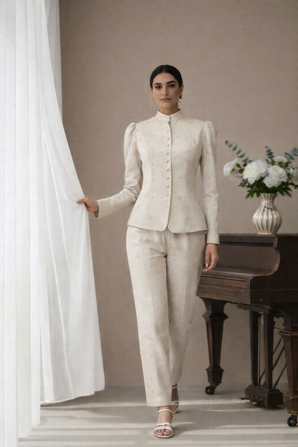 Petaline Linen Jacket