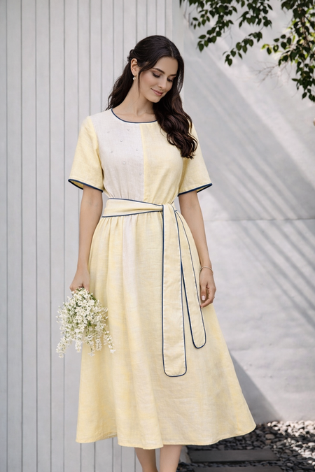 button down maxi dress Denim Button-Down Maxi Dress