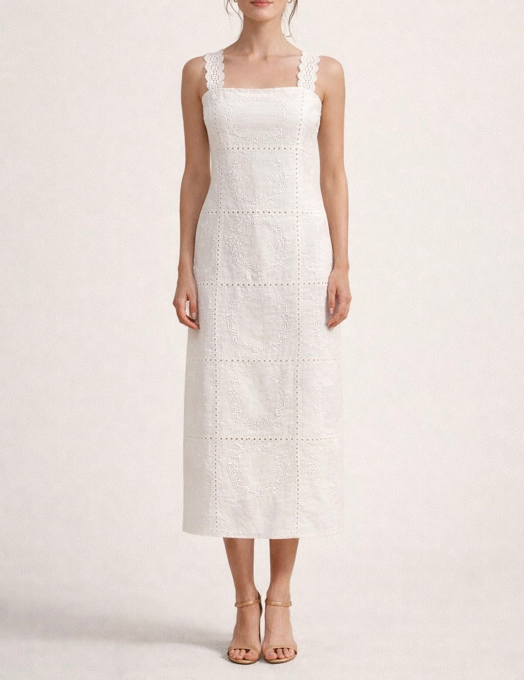 Ethereal Lace Strap Dress