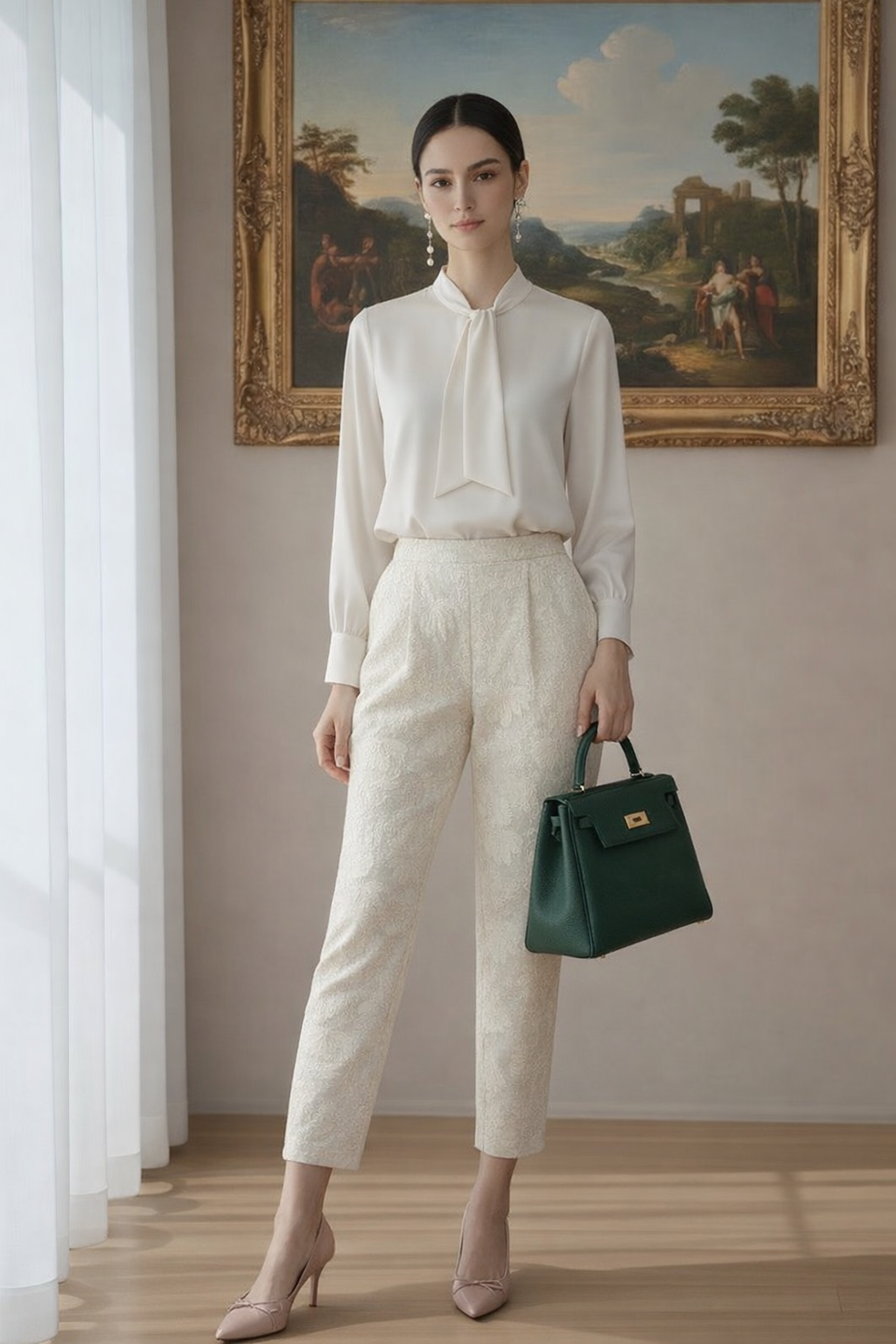 Avenoir Silk Linen Pants