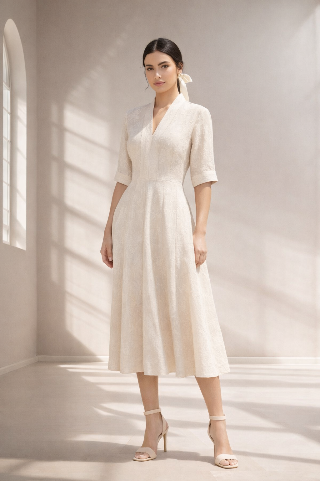 Ivory Heirloom Lace Dress
