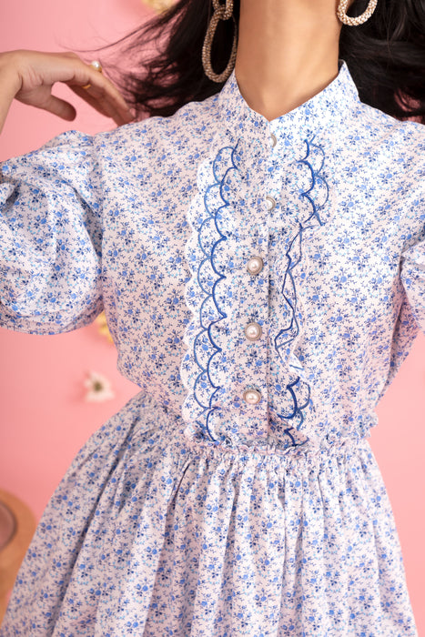 White Sodalite Dress